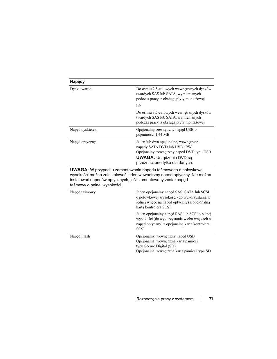 Dell PowerEdge T610 User Manual | Page 73 / 126