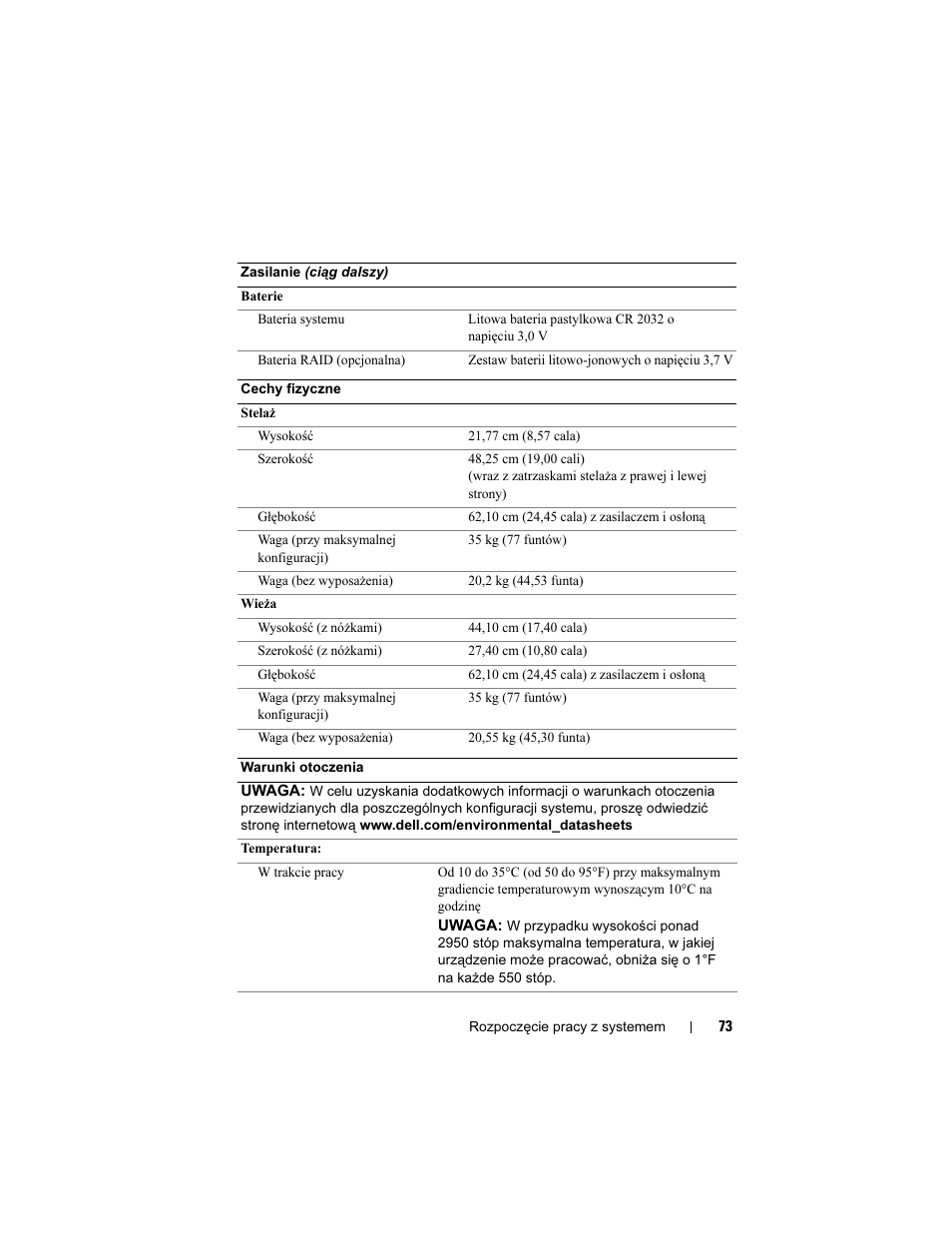Dell PowerEdge T610 User Manual | Page 75 / 126