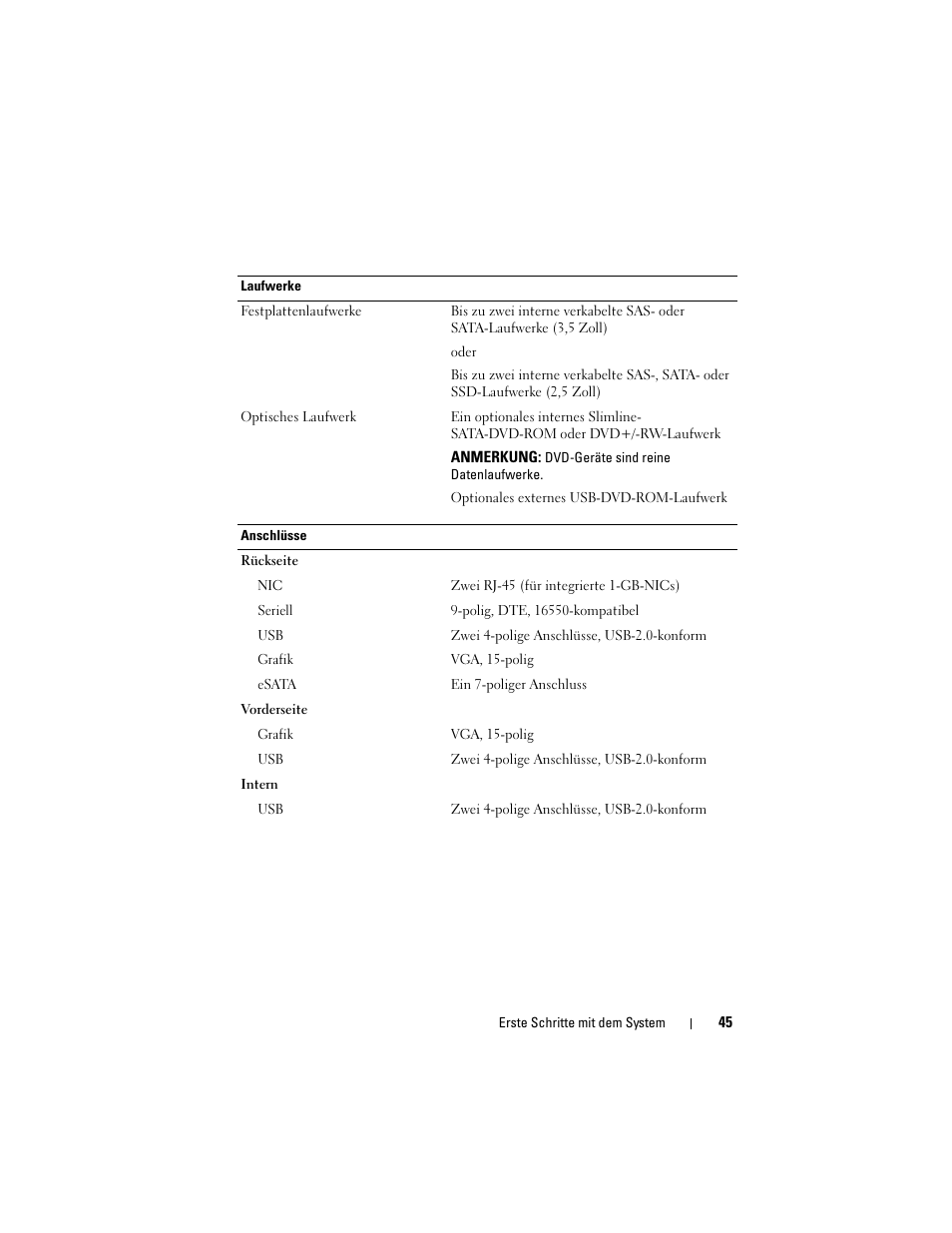 Dell PowerEdge R210 User Manual | Page 47 / 110
