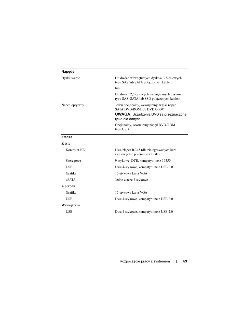 Dell PowerEdge R210 User Manual | Page 71 / 110