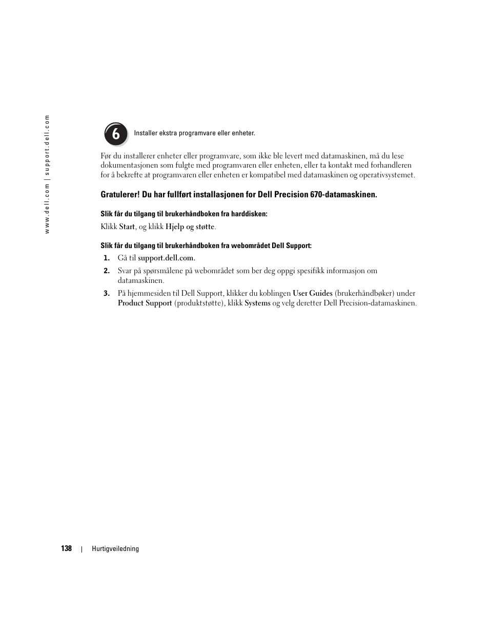 Dell Precision 470 User Manual | Page 138 / 328