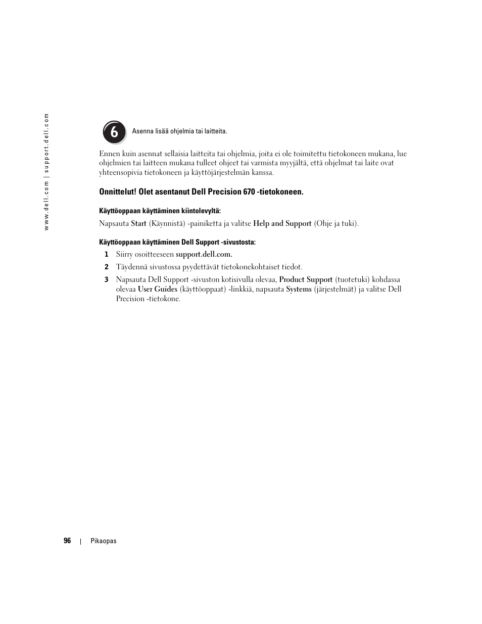 Dell Precision 470 User Manual | Page 96 / 328