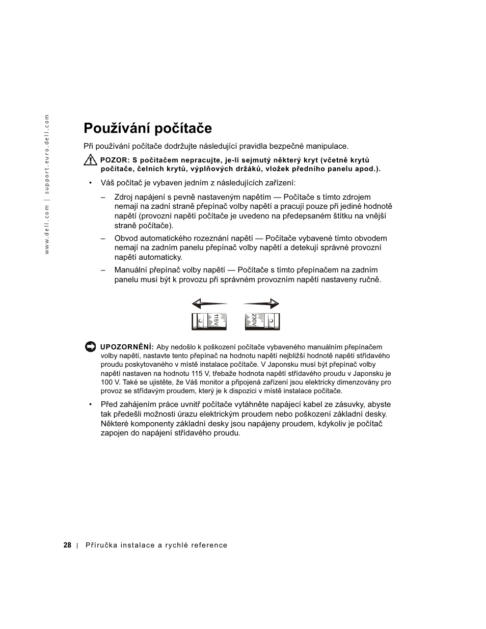 Používání počítače | Dell OptiPlex GX60 User Manual | Page 29 / 208