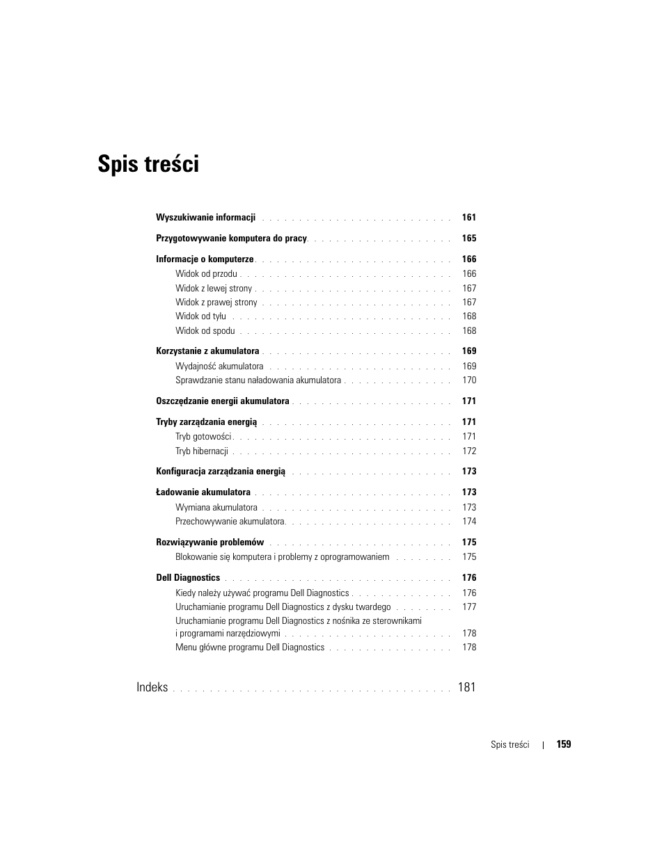 Dell Latitude D830 User Manual | Page 159 / 258