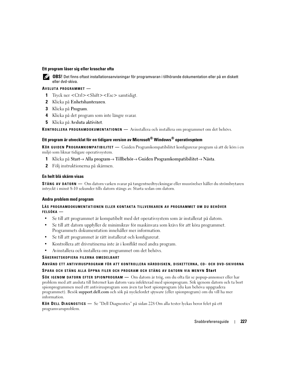 Dell Latitude D830 User Manual | Page 227 / 258