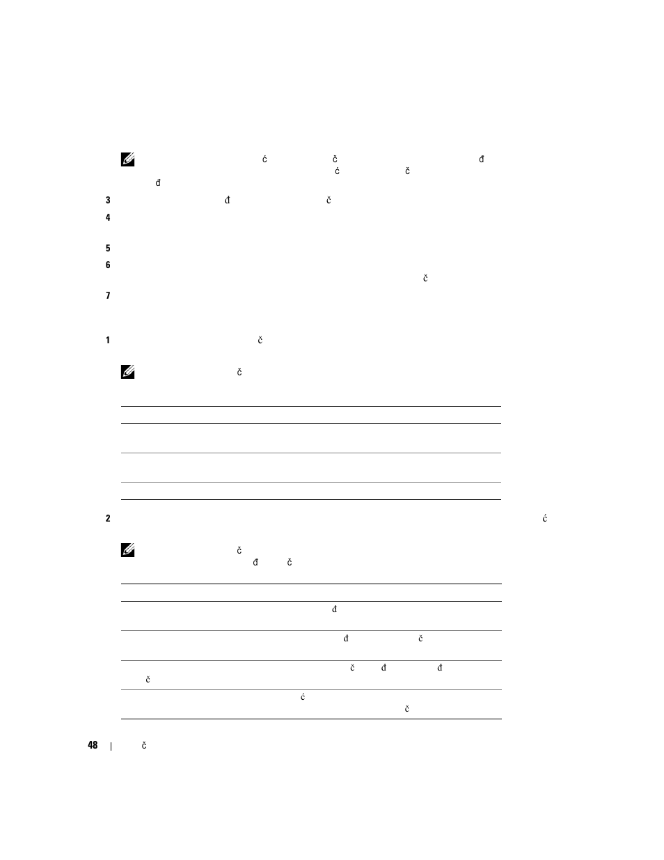 Glavni izbornik dell dijagnostike | Dell Latitude D830 User Manual | Page 48 / 258