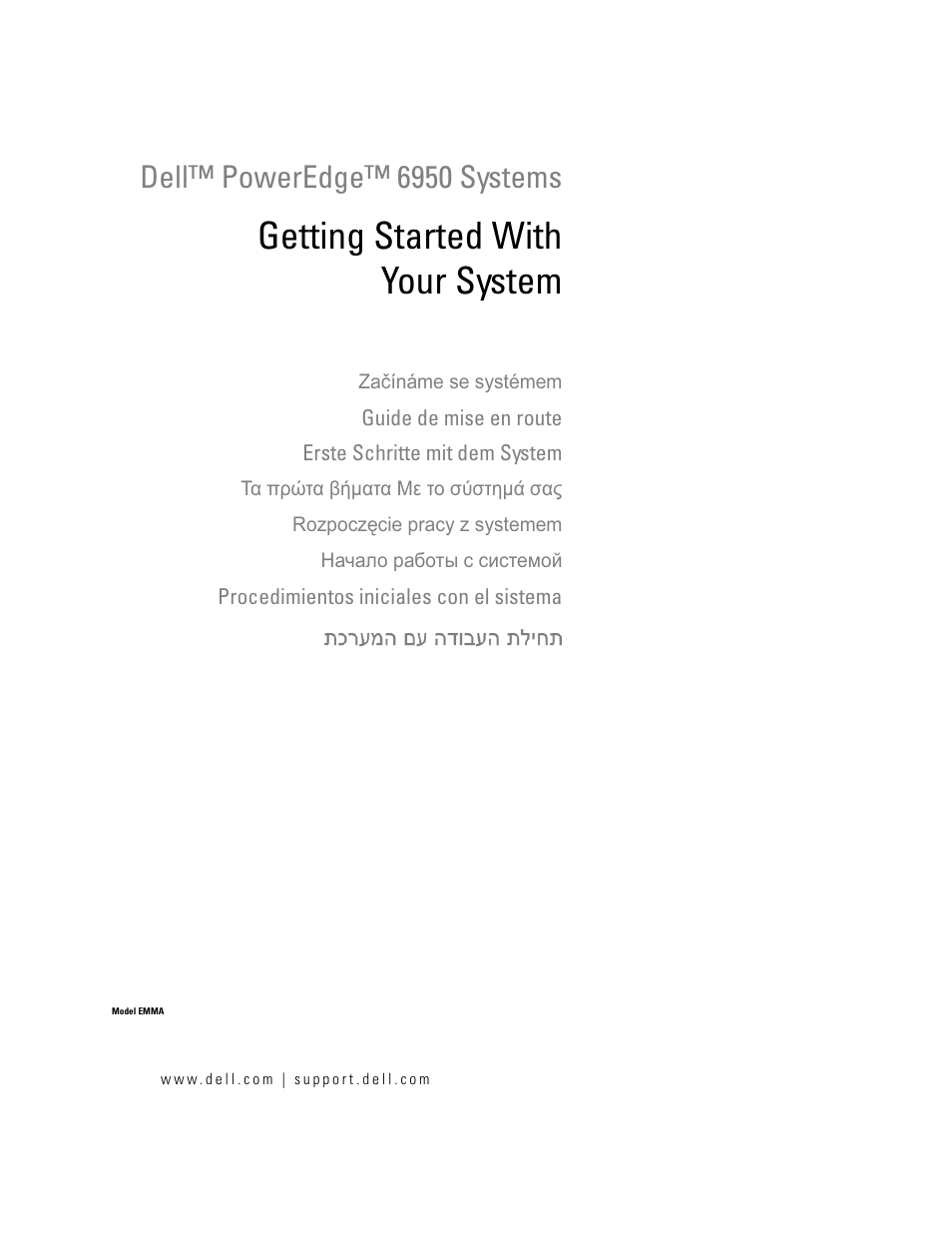 Dell PowerEdge 6950 User Manual | 92 pages