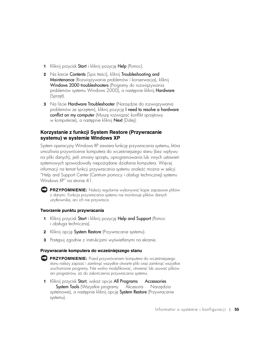 Dell Precision 350 User Manual | Page 55 / 102