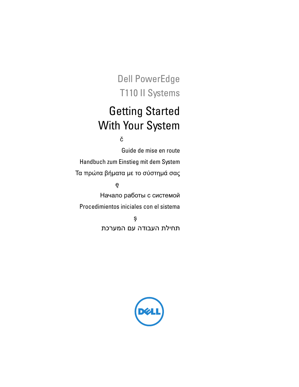 Dell PowerEdge T110 II User Manual | 122 pages