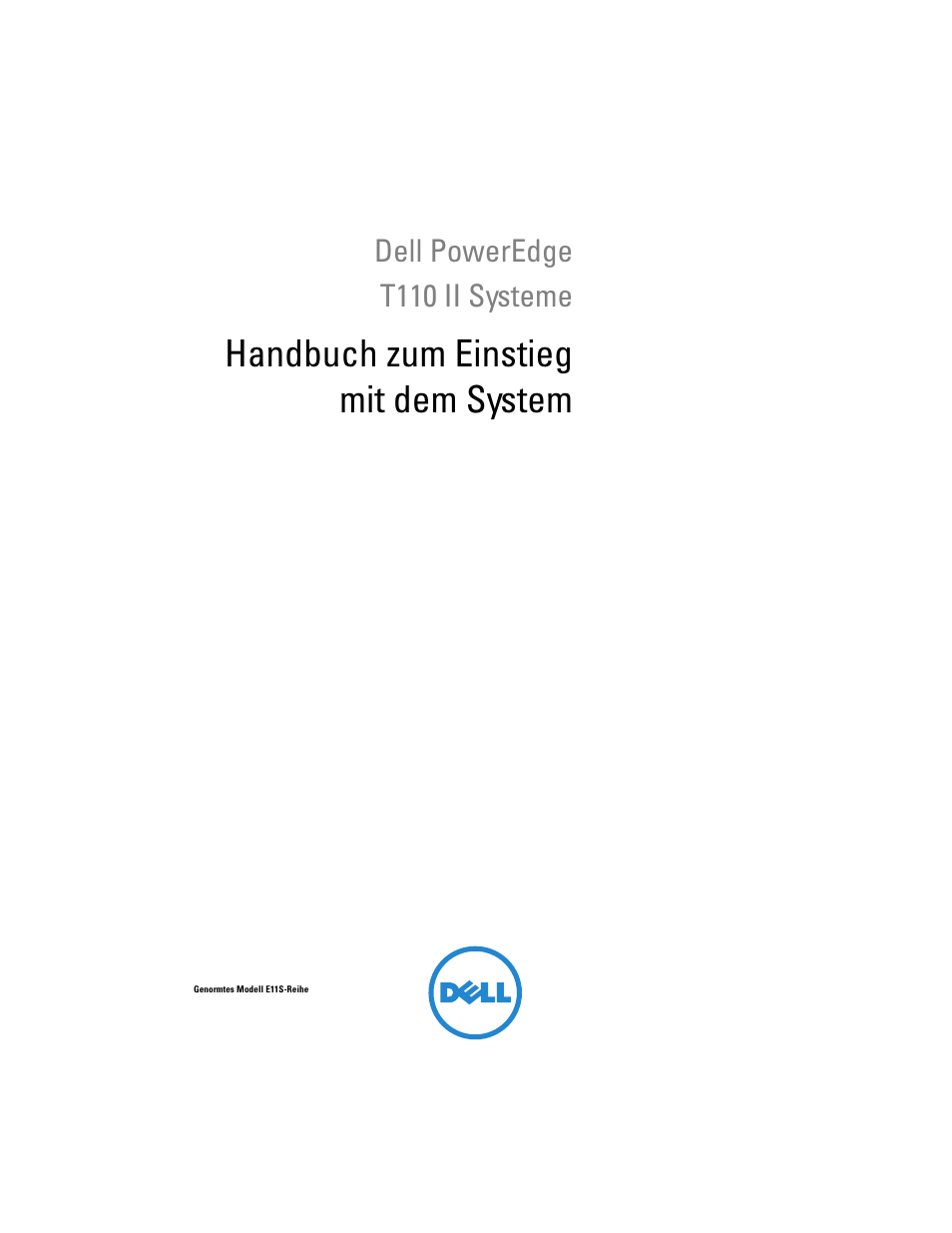 Handbuch zum einstieg mit dem system | Dell PowerEdge T110 II User Manual | Page 39 / 122