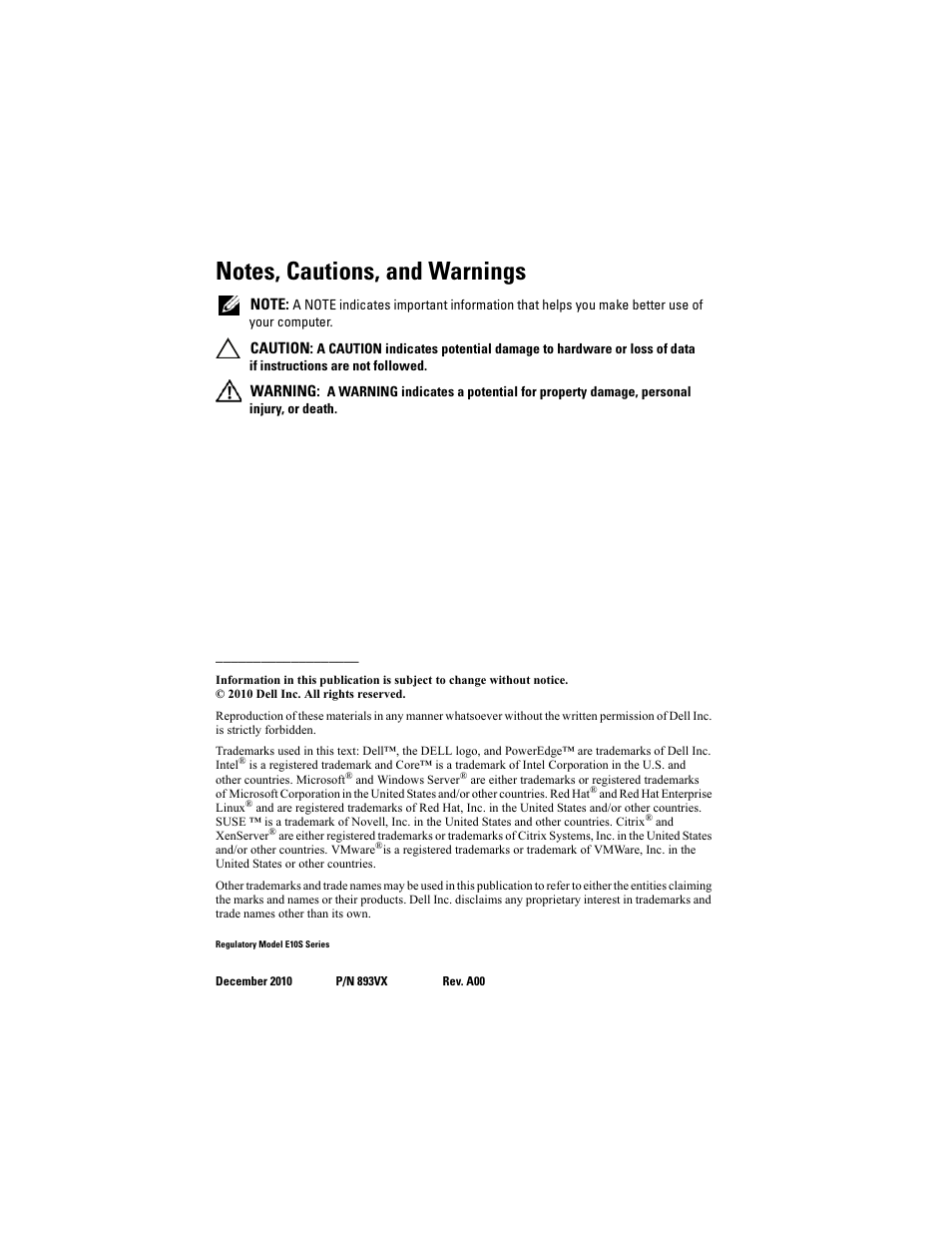 Dell PowerEdge R210 II User Manual | Page 4 / 124