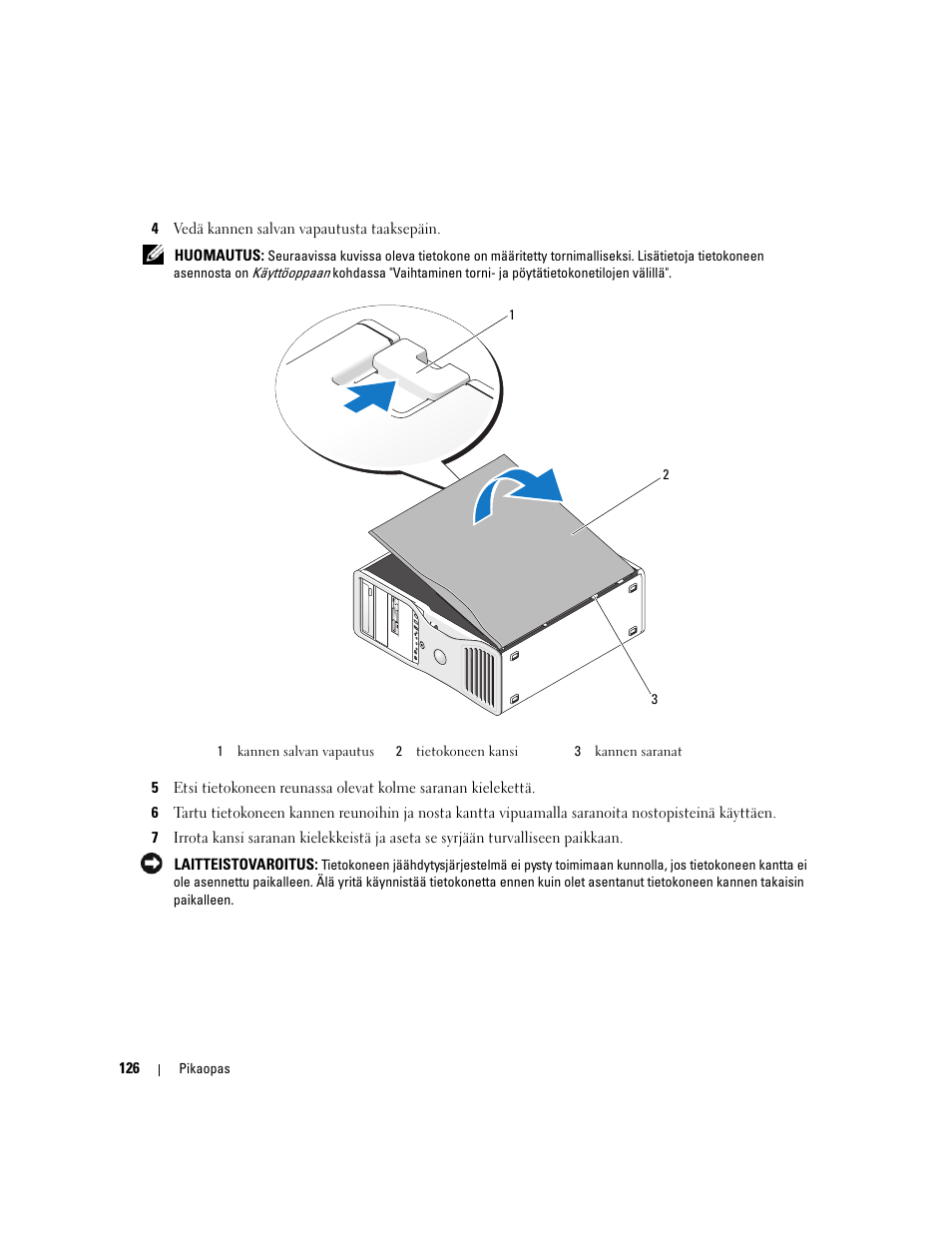 Dell Precision 490 Desktop User Manual | Page 126 / 380