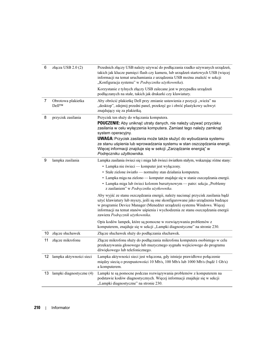 Dell Precision 490 Desktop User Manual | Page 210 / 380