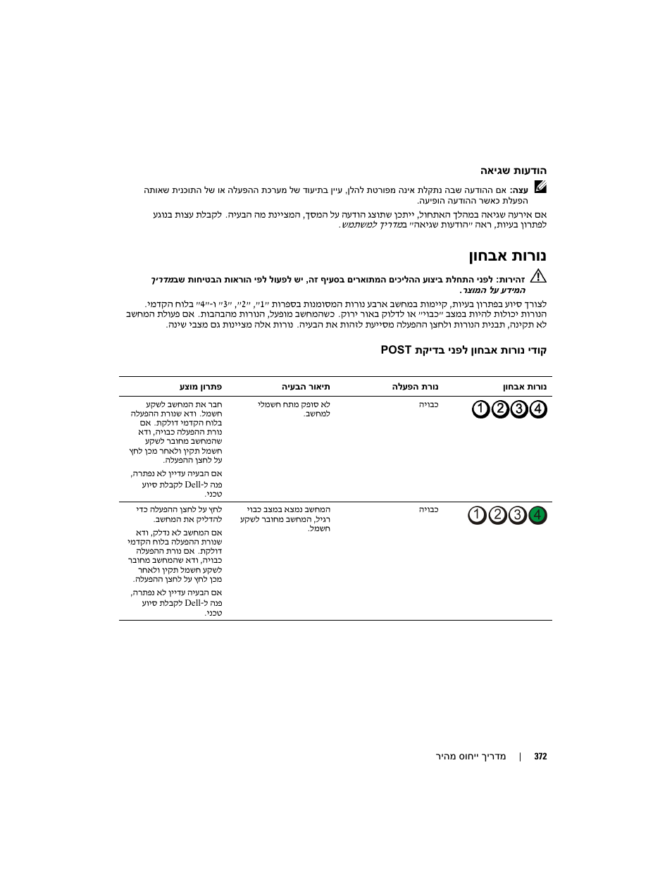 ןוחבא תורונ | Dell Precision 490 Desktop User Manual | Page 343 / 380