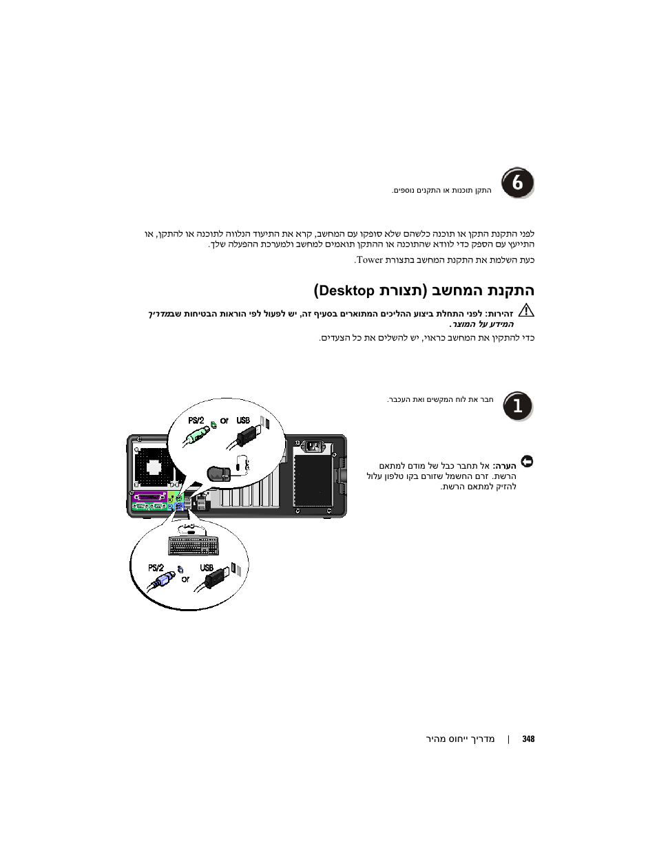 בשחמה תנקתה ) תרוצת, Desktop | Dell Precision 490 Desktop User Manual | Page 367 / 380