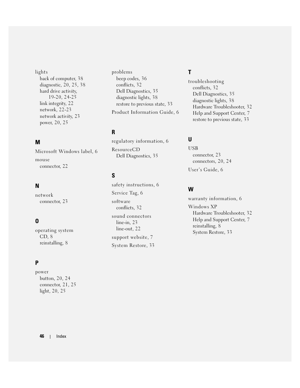 Dell Precision 490 Desktop User Manual | Page 46 / 380