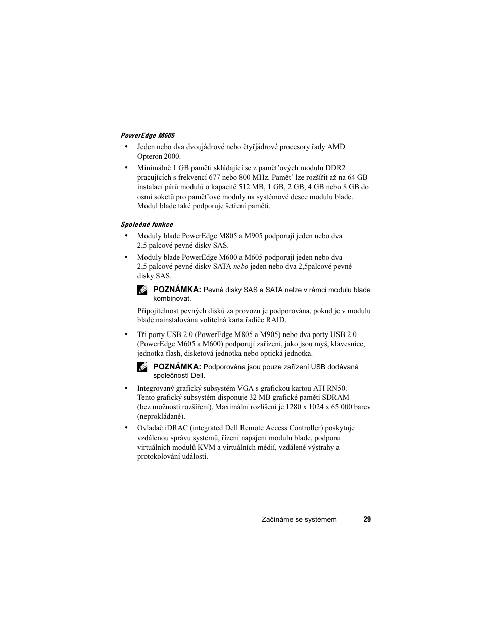 Dell PowerEdge M605 User Manual | Page 31 / 201