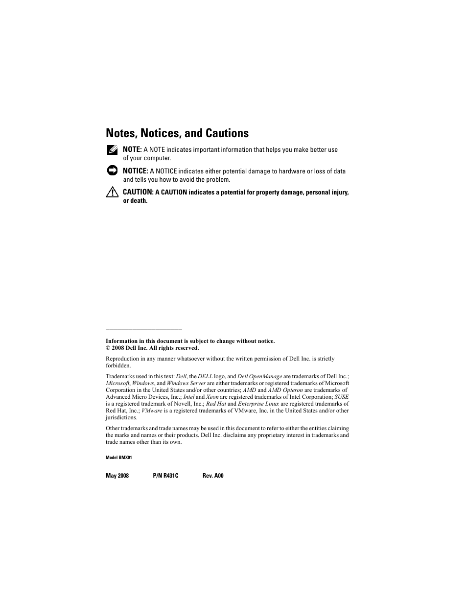 Dell PowerEdge M605 User Manual | Page 4 / 201