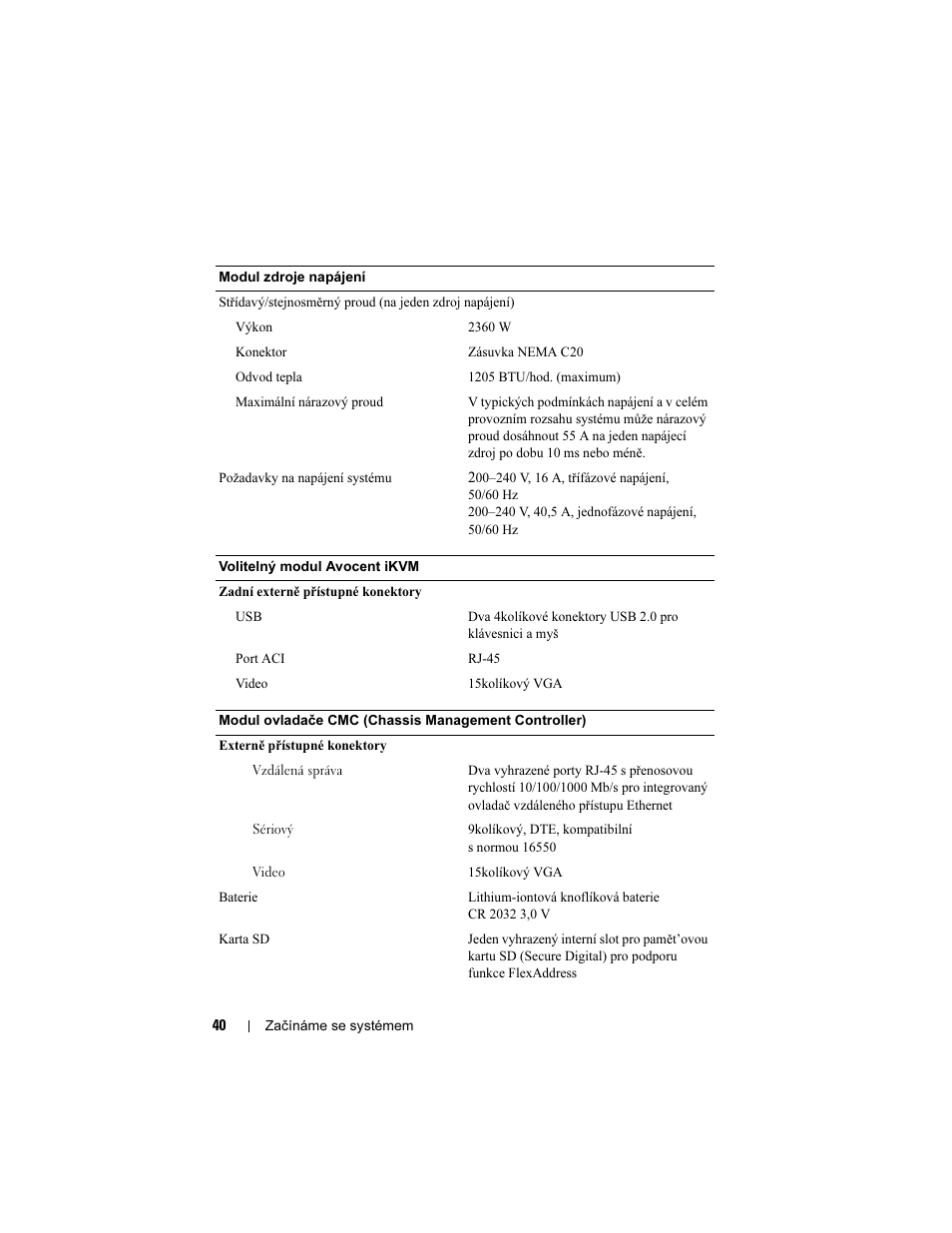 Dell PowerEdge M605 User Manual | Page 42 / 201