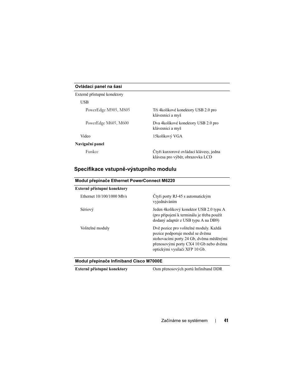 Dell PowerEdge M605 User Manual | Page 43 / 201