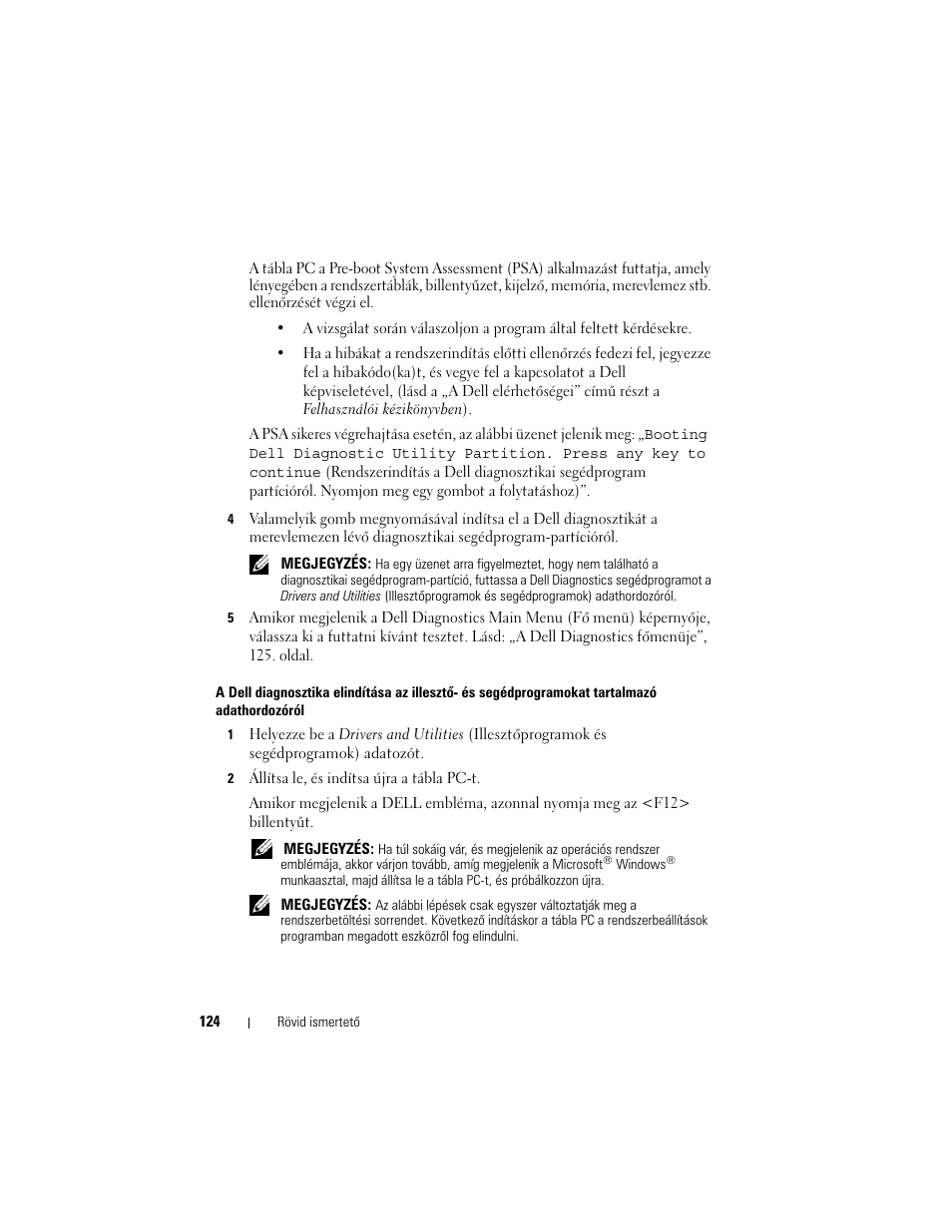 Dell Latitude XT User Manual | Page 124 / 200