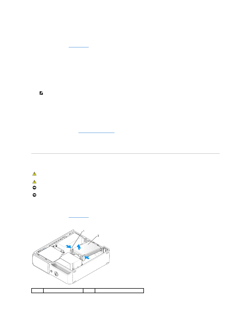 Hard drive, Removing a pci express card, Removing a hard drive | Dell XPS 210 User Manual | Page 14 / 52