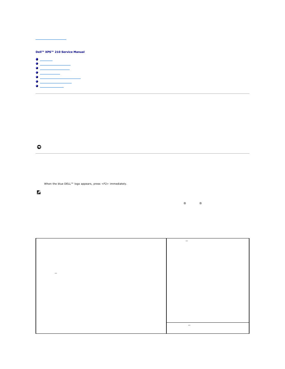 System setup, Overview, Entering system setup | System setup screens | Dell XPS 210 User Manual | Page 37 / 52