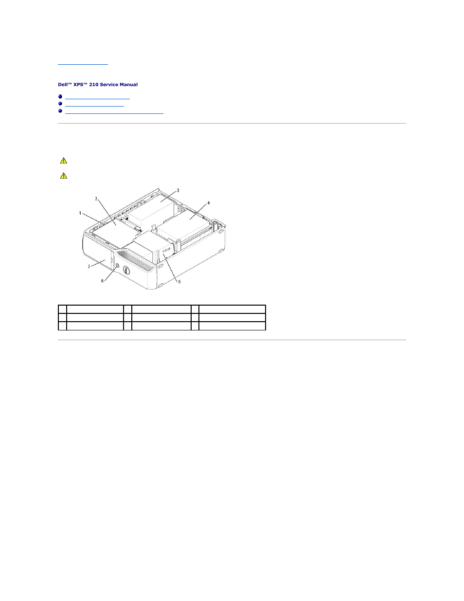 Technical overview, Inside view of your computer, System board components | Dell XPS 210 User Manual | Page 44 / 52