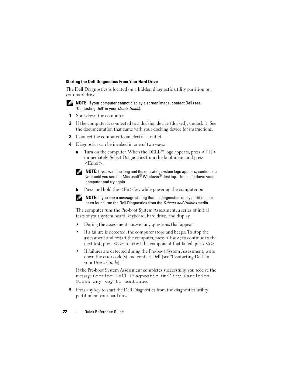 Dell Precision M2300 User Manual | Page 22 / 148