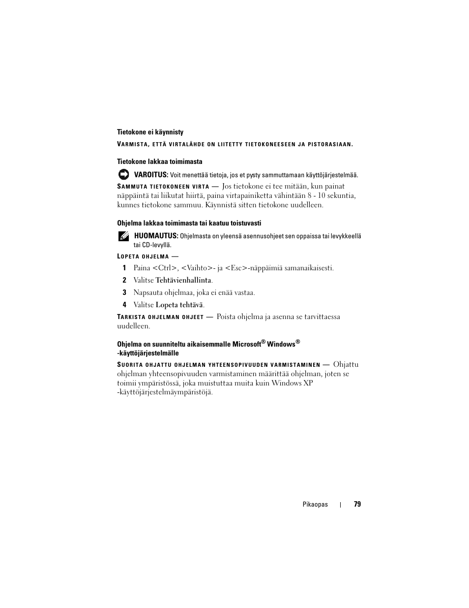 Dell Precision M2300 User Manual | Page 79 / 148