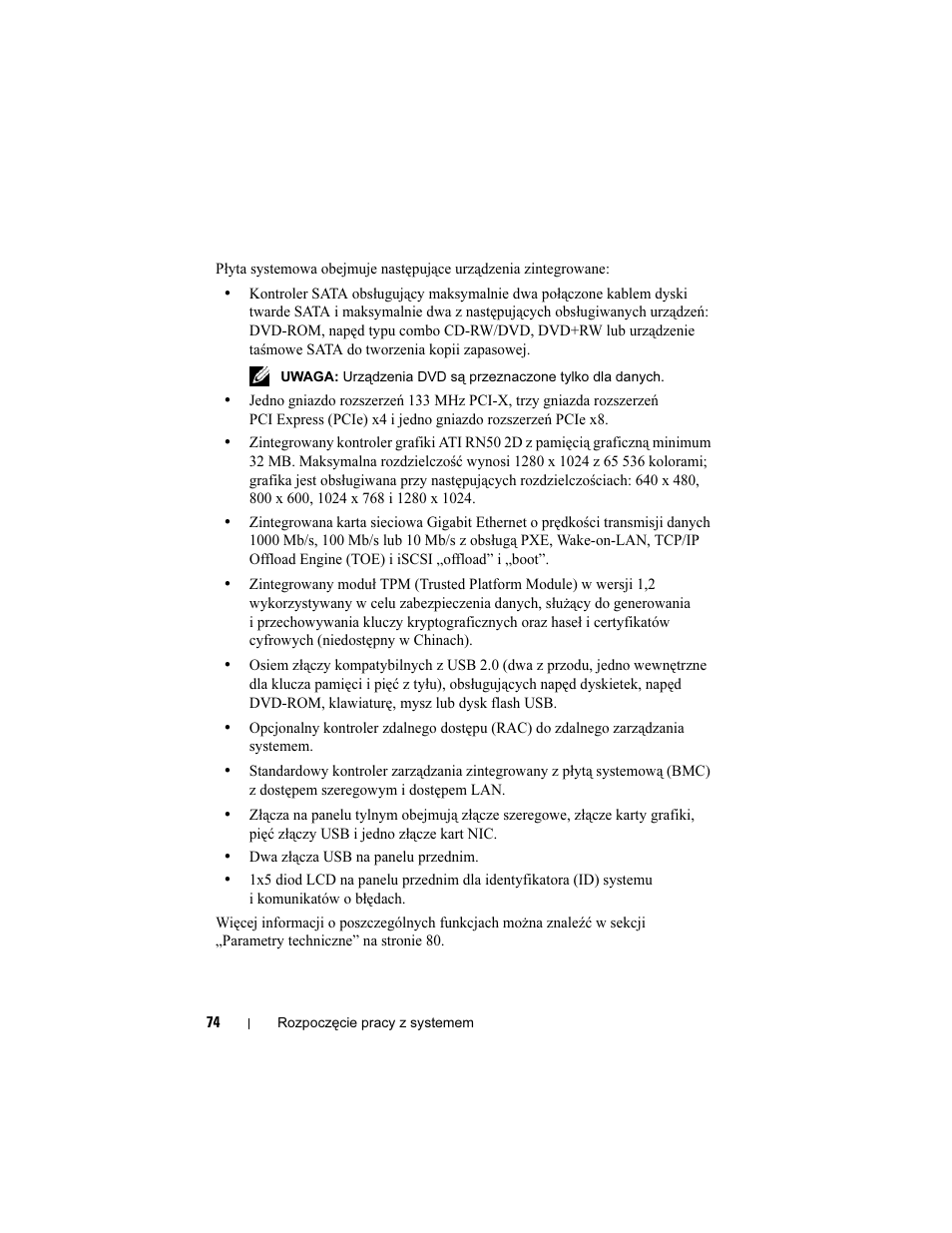 Dell PowerEdge T605 User Manual | Page 76 / 128