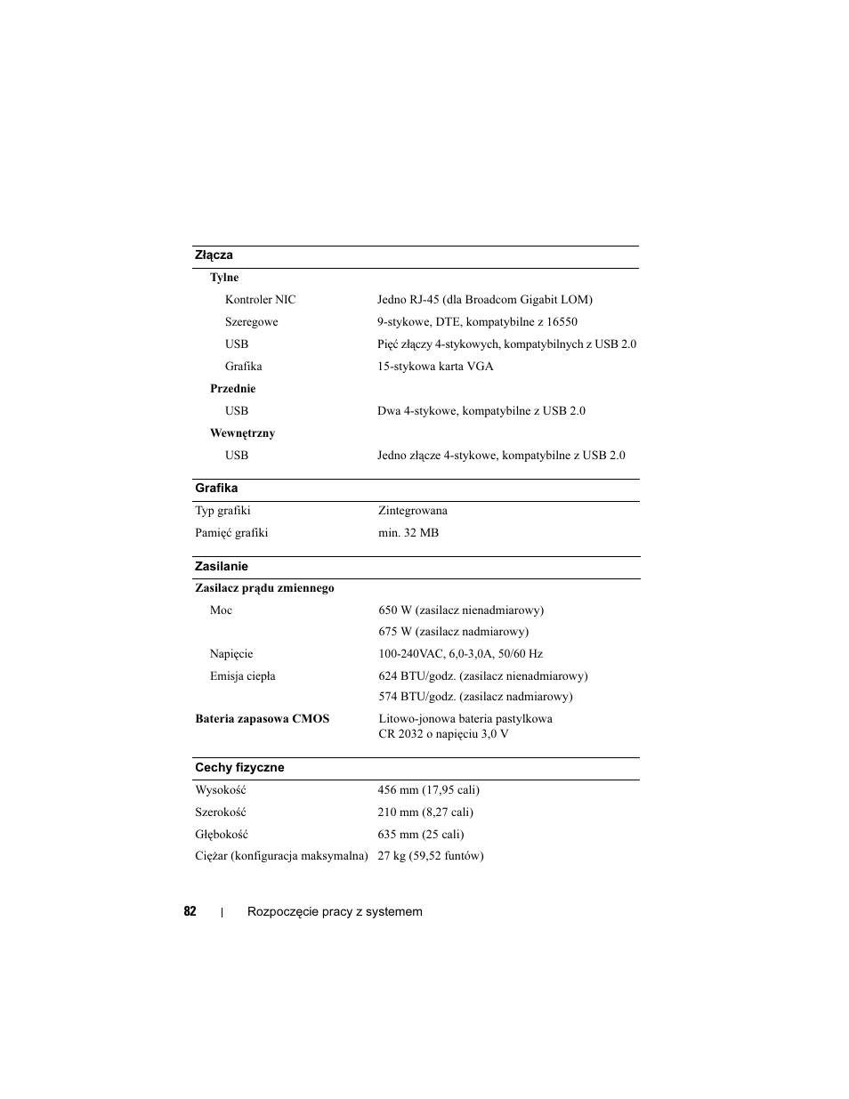 Dell PowerEdge T605 User Manual | Page 84 / 128