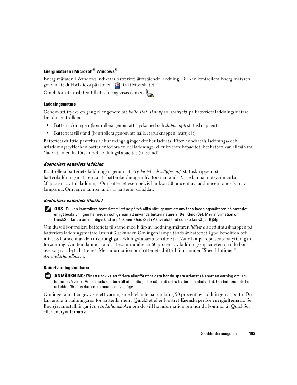 Dell Latitude D531 User Manual | Page 193 / 224