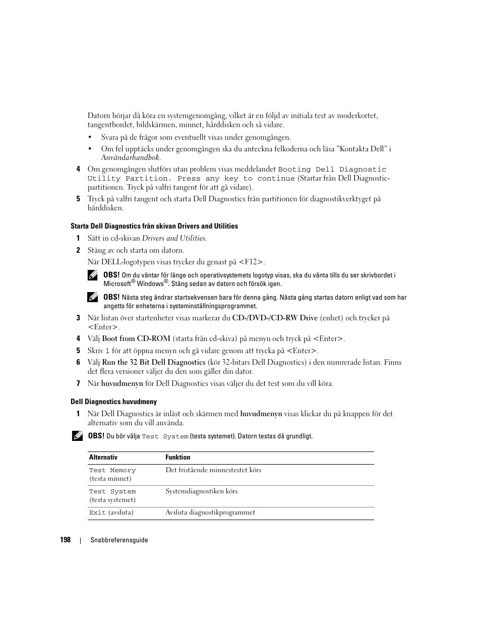 Dell Latitude D531 User Manual | Page 198 / 224