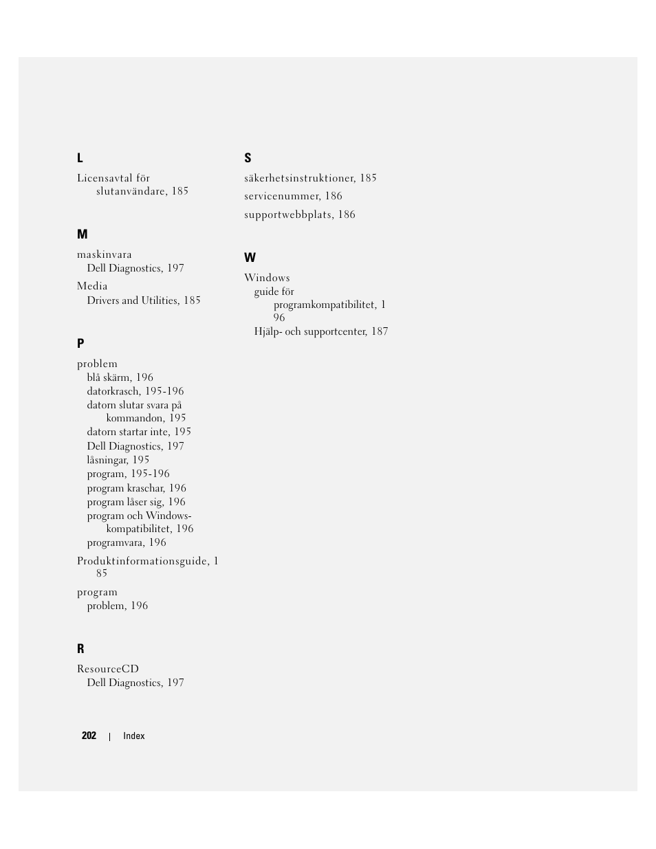 Dell Latitude D531 User Manual | Page 202 / 224