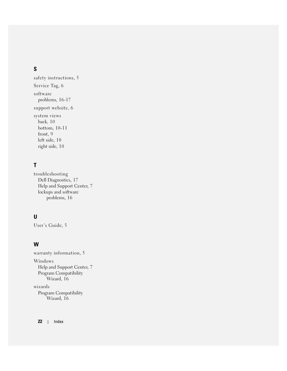 Dell Latitude D531 User Manual | Page 22 / 224