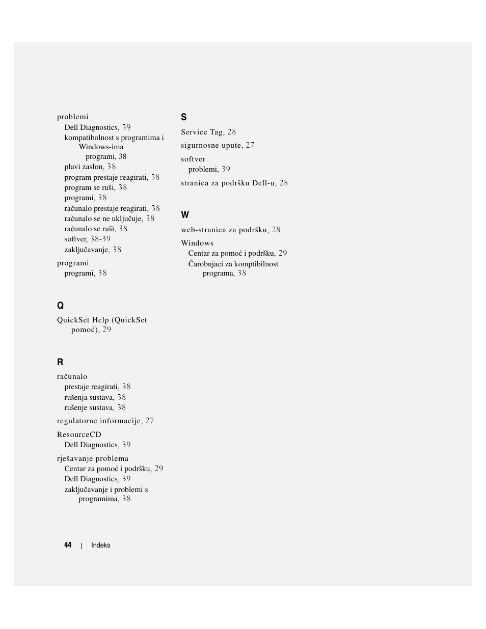 Dell Latitude D531 User Manual | Page 44 / 224