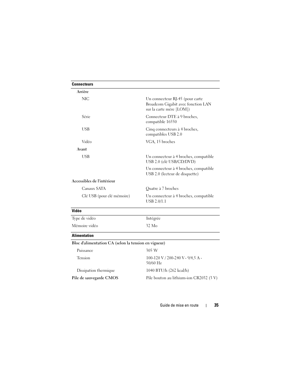 Dell PowerEdge T100 User Manual | Page 37 / 110