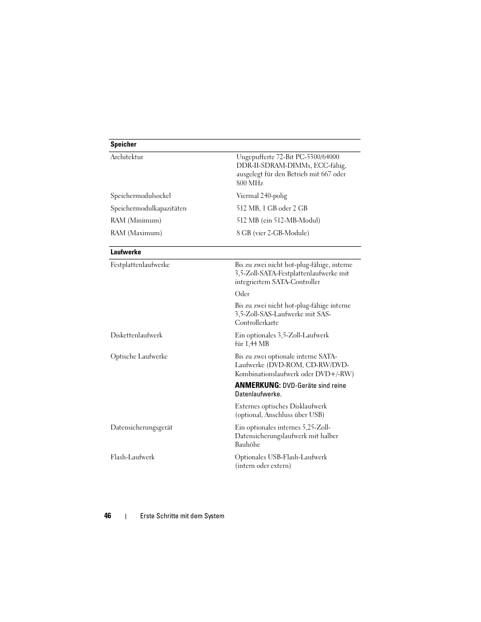 Dell PowerEdge T100 User Manual | Page 48 / 110