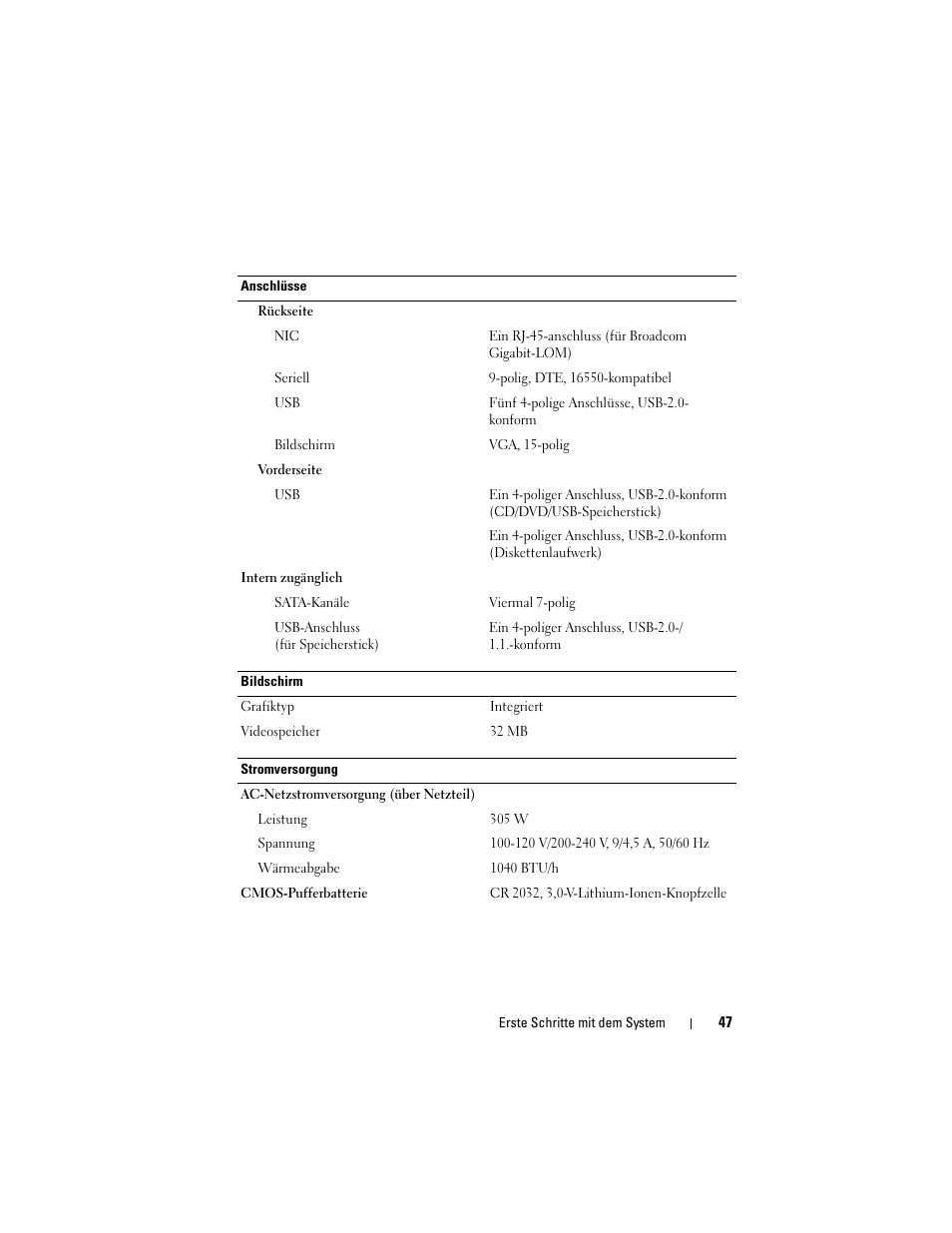 Dell PowerEdge T100 User Manual | Page 49 / 110