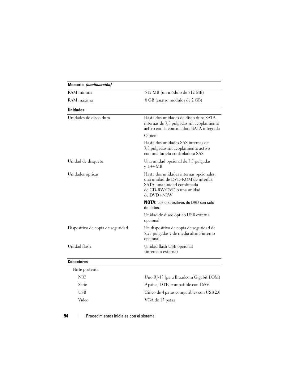 Dell PowerEdge T100 User Manual | Page 96 / 110