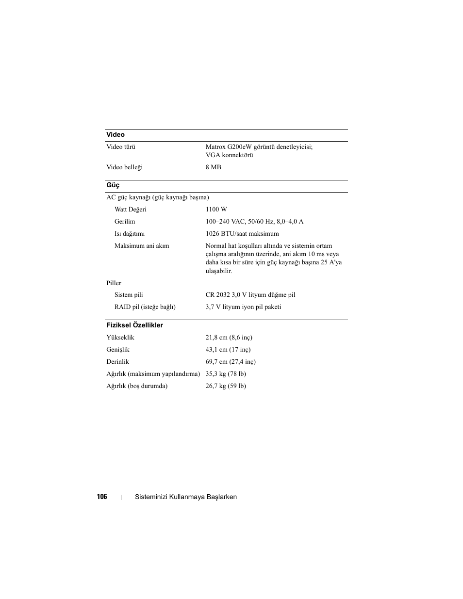 Dell PowerEdge T710 User Manual | Page 108 / 122