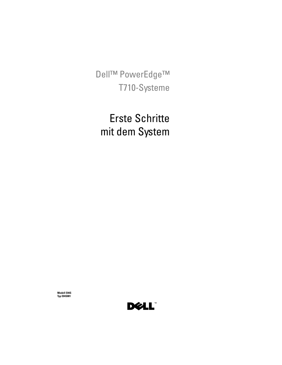 Erste schritte mit dem system | Dell PowerEdge T710 User Manual | Page 39 / 122