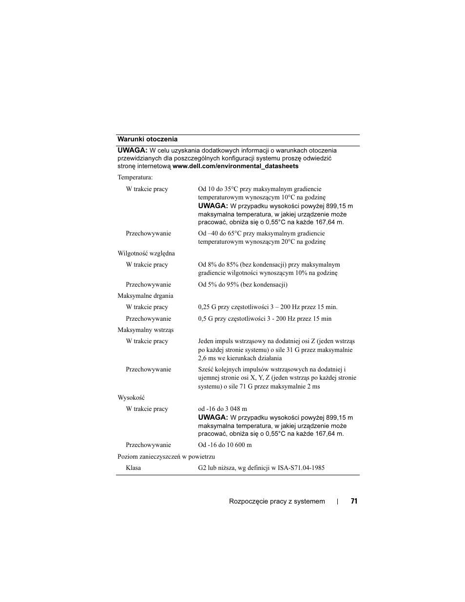 Dell PowerEdge T710 User Manual | Page 73 / 122