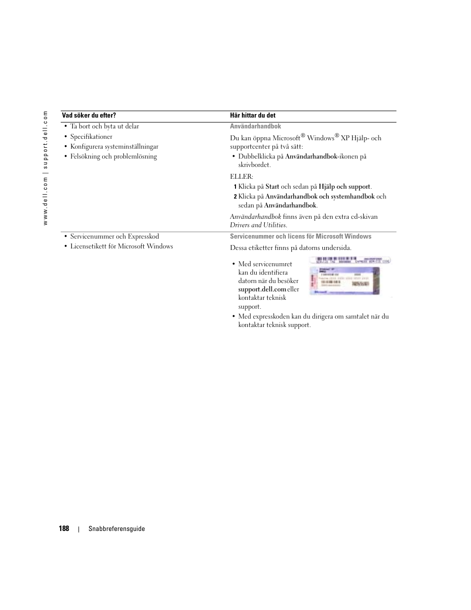 Dell Latitude D510 User Manual | Page 188 / 234