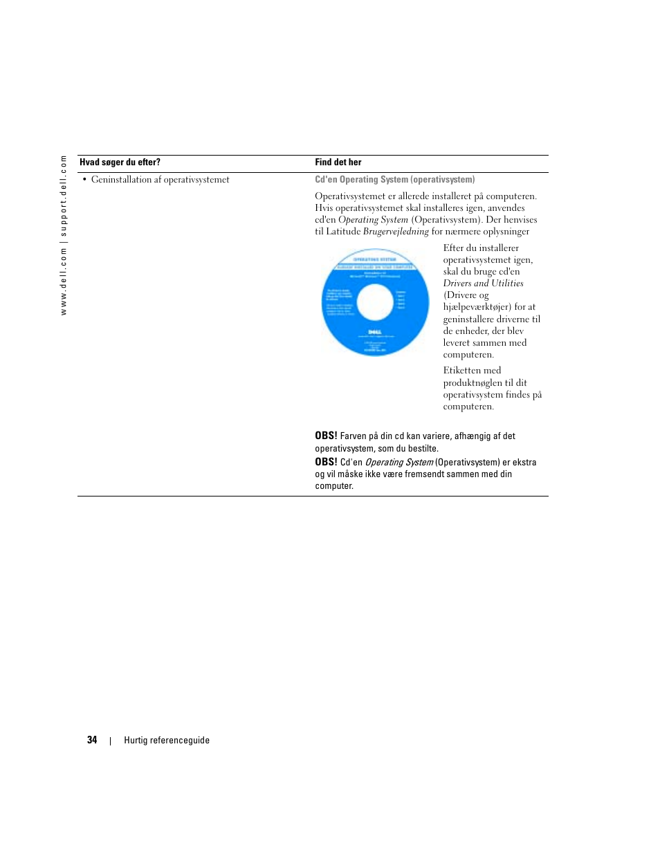 Dell Latitude D510 User Manual | Page 34 / 234