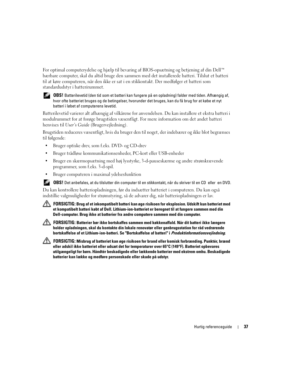 Dell Latitude D510 User Manual | Page 37 / 234