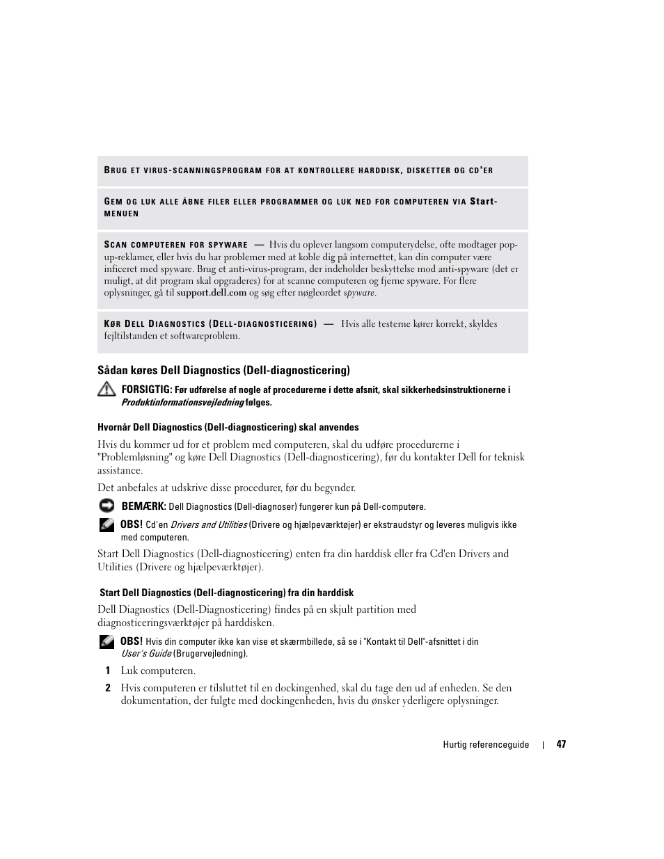 Dell Latitude D510 User Manual | Page 47 / 234