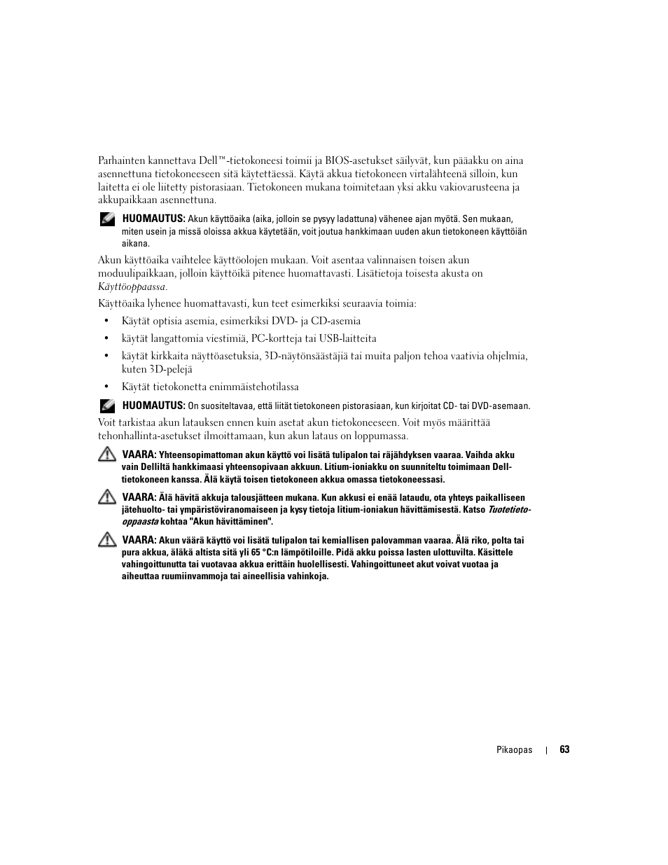 Dell Latitude D510 User Manual | Page 63 / 234