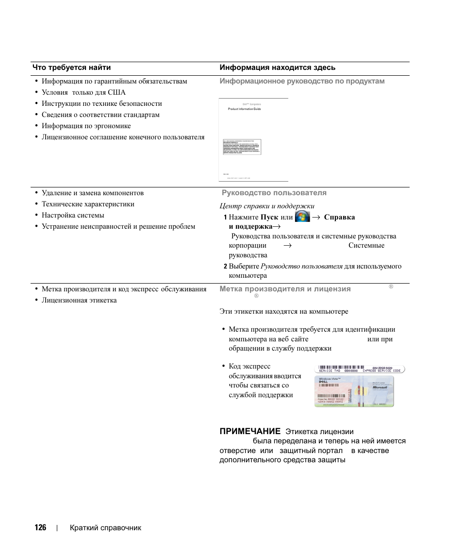 Dell Latitude D630c User Manual | Page 126 / 168